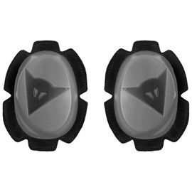 Dainese - Pista Knee Slider, Polyurethane Motorcycle Knee Pads, Even Contact with Slopes and Asphalt, Motorcycle Slider with Fastening, Anthracite/Black
