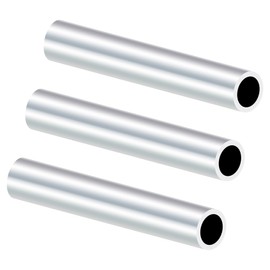 iMeistek 6063 Aluminium Tubes, 16mm OD 12mm ID 150mm Length Seamless Straight Aluminium Round Tubing Pipe for DIY Model,Industrial(3PCS)