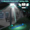 KOCASO Solar Outdoor Lights, 333 LED 3000LM Security Lights with