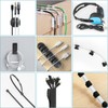 Pasow Cable Management Organizer Kit - 4 Wire Organizer Cable