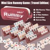 Smilejoy Mini Rummy Cube 4 Players Edition,Travel Rummy Game Set