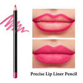 Hot Pink Lipstick Lip Liner Nude Set, Matte Liquid Long-Lasting Waterproof Lipstick, Tinted Lip Balm Non-fading Lipstick & Lip Line Pencil Set For Women & Girls Makeup (PINK)