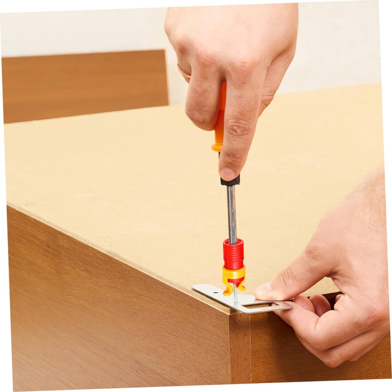 TEHAUX 6pcs Abs Plastic Screw Fixing Holders Versatile Screw Starter