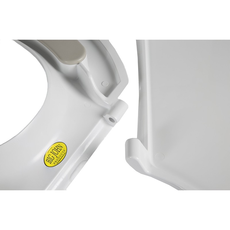 Big John Products 2445646-1W Closed Front with Cover Oversize Toilet