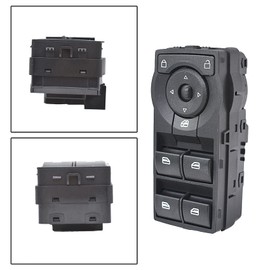 Interruptor de botón de ventana eléctrica frontal para panel lateral del conductor de repuesto para Pontiac G8 GT GXP Sedan 2008 2009 sustituye a 92247215 92225343