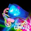 LED Flashing Multicolour Whistle Necklace