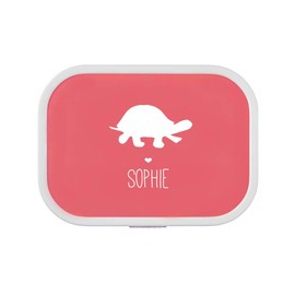 4you Design Set ✶Lunchbox & Drinking Bottle with Silhouette + Name✶, Various Motifs & Colours are available ✶Mepal Campus + Bento Box & Fork ✶School ✶Child - Customisable