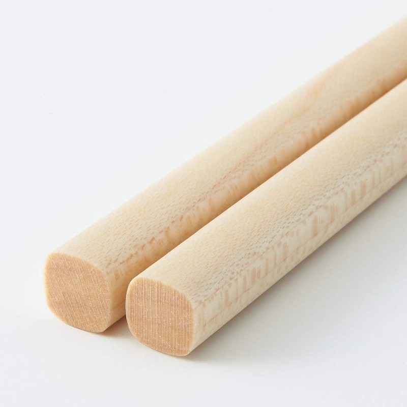 MUJI 82088410 Maple Dishwasher-Safe Chopsticks, 9.1 inches (23 cm), Natural