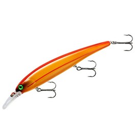 BANDIT LURES Walleye Shallow Minnow Jerkbait Fishing Lure, Fishing Accessories, Dives ro 12-feet Deep, Orange Crush, 4.5 Inch, 5/8 Ounce, (BDTWBS1D31)