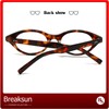 Breaksun Retro Oval Glasses for Women Men Small Face Cat-eye