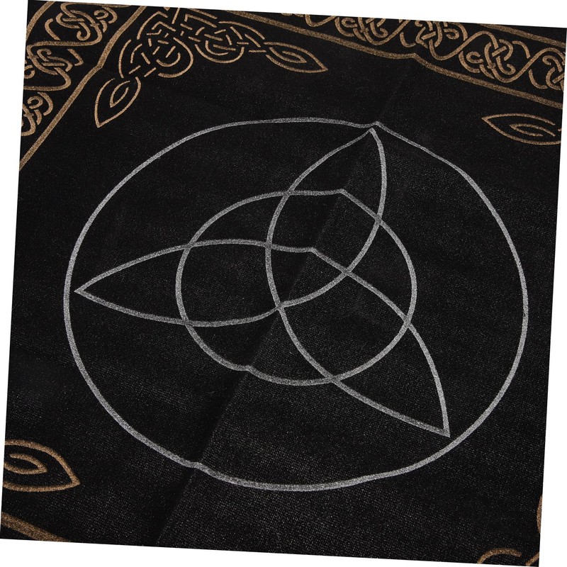 GRIRIW 1 Set Divination Table Cloth with Moon Phase Design