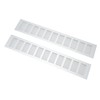 2 Pcs Air Vent Ventilation Grille Aluminium Alloy Rectangular Vent