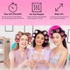 Hair Rollers Set 24 Pcs, Hair Curlers With 12 Pcs