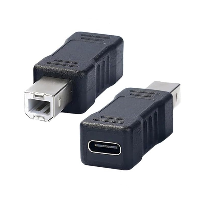 Traovien TypeC Female to Printer Male Adapter(2-Pack) for Electric Piano