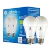 GE Refresh LED Light Bulbs, 75 Watt, Daylight, A19 (2