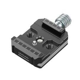 Leaplumin Aluminium Arca Swiss Type Clamp with 3/8 Inch & 1/4 Inch Screw, Quick Release Plate Arca QR Clamp for DJI Ronin S/SC