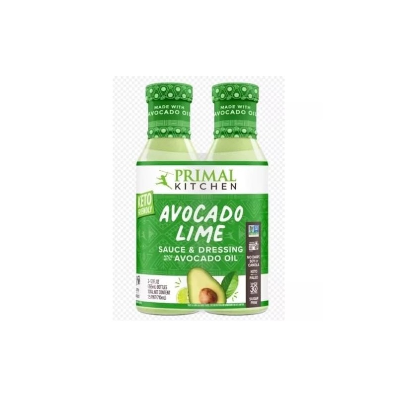 Primal Kitchen Avocado Lime Sauce & Dressing, 12 Ounce (Pack