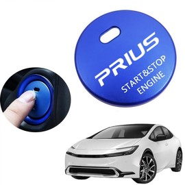 Prius Engine Push Button Cover, Suitable for Car Start Stop Button Switch Decorative Cover, Engine Start Button Cover, Diameter Approx. 1.2 inches (3 cm), Car Accessories, Compatible with Various