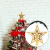 Christmas Tree Topper Glitter Star, Christmas Tree Topper Star Decoration,