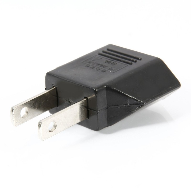 ANRANK E-U1009618AK EU Europe to US USA Travel Power Plug