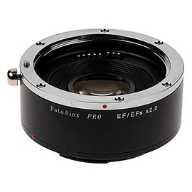 Fotodiox Pro Autofocus 2X Teleconverter Compatible with Canon EOS EF Full Frame Lenses and EF/EFs Cameras