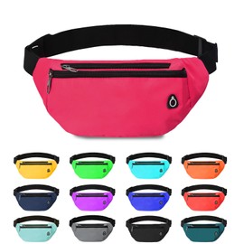 Fanny Pack for Women Men,Crossbody Fanny Pack Water Resistant Sports Waist Bag Pack, Belt Bag for Travel Hiking Running