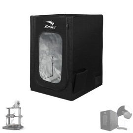 Creality Upgraded Ender Plus 3D Fireproof and Dustproof 3D Printer Enclosure with Exhaust Fan Interface for Ender-3/Ender-3 S1/S1 Pro/3 S1 Plus/5 S1/CR-6 SE, Constant Temperature Protective Cover Room
