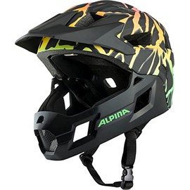 Alpina RUPI Unisex Youth Cycling Helmet Fading Neon Matt 50-55