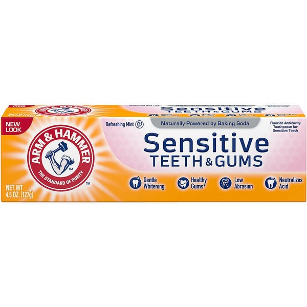 ARM & HAMMER Sensitive Teeth & Gums Toothpaste 4.5 oz