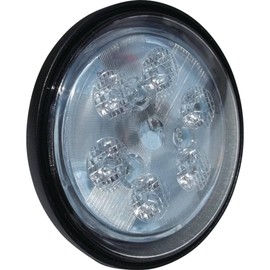 TIGERLIGHTS TL3010 18W LED Sealed Round Light 12V, 1.5 Amps Compatible With/Replacement For Ford New Holland 2000, 2100, 2110, 2150, 2300, 2310, 2600 Trapezoid Off-Road Light
