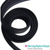 Short Nylon Dog Lead - Heavy Duty Padded Handle -