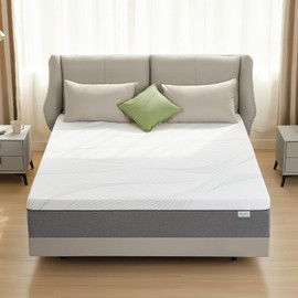 Novilla Twin Size Mattress, 10 Inch Gel Memory Foam Mattress for Plush Comfort, Pressure Relief, CertiPUR-US Certified, Mattress-in-a-Box, Embrace