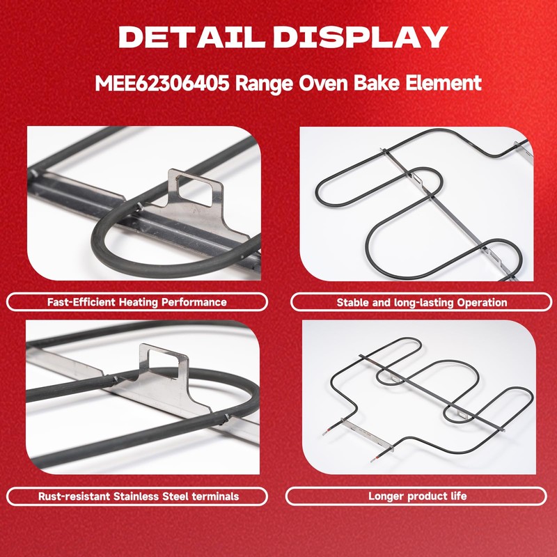 OEM MEE62306405 Oven Stove Bake Heating Element Compatible with LG,