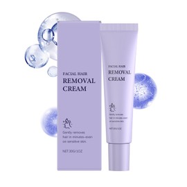 Facial Hair Removal Cream - Upper Lip Hair Remover - Face & Body Hair Depilatories With Gentle Formula - Sensitive Skin Depilatory - Face Hair remover For Women - Gentle Depilatory for All Skin Types