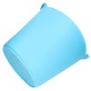 KOTARBAU® Elastic Rubber Trough 26L Turquoise Fluo with Carry Handles