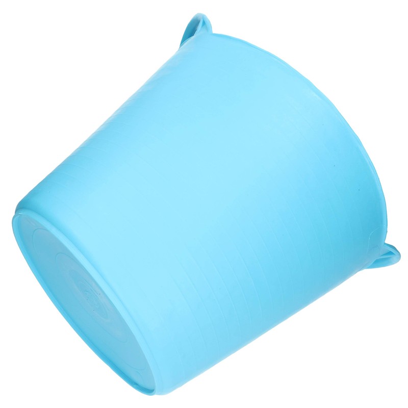 KOTARBAU® Elastic Rubber Trough 26L Turquoise Fluo with Carry Handles
