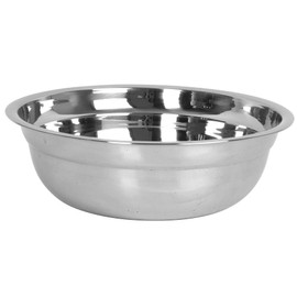 TrueCraftware- 28 qt. Polar Basin bowl Stainless Steel Heavy Duty Dent-Resistant with Contoured neck - Mixing Bowl Prep Bowl Metal Bowl Great for Prepping Cooking Baking Meal Prep Bowl