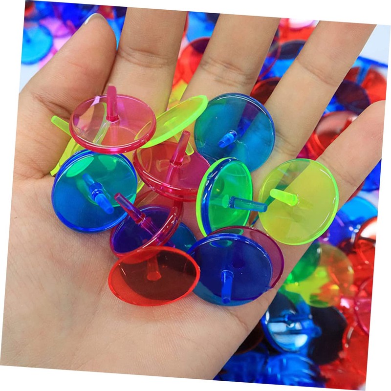 SUPVOX Golf Ball Markers 100pcs Plastic Markers for Golf Course