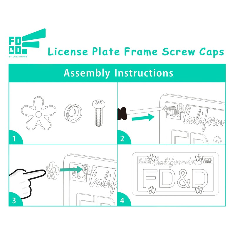 FD&D Multiple Use Shining Screw Cap, Blue Dolphin Pattern with