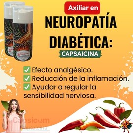Pack 2 Capsicum Crema Capsaicina: Sumérgete en una Experiencia única con Nuestro Combo de Crema Avanzada para Neuropatía Diabética. Fórmula Innovadora