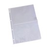 Pack of 30 Transparent Pockets 2 Compartments Photo Sleeves Transparent