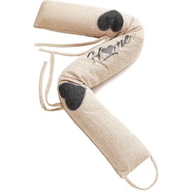 Draught Stopper, Beige, 90 cm, Washable Cover, Weight: 1 kg, Draught Protection for Doors and Windows