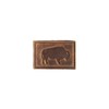 Bison Leather Patches with optional hook side fastener added, 100%