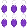 Daemson Mini UV Led Keychain Flashlight, Tiny Flashlight, Small Black