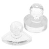 FOMIYES 2pcs Eyeshadow Platen Tool Cosmetics Stamper Eye Shadow Stamper