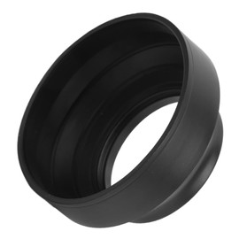 Collapsible Lens Hood, Universal Collapsible Camera Lens Hood with 3 Different Adjustable States (62mm)