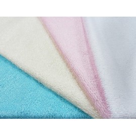 Green Bear Luxurious Bamboo Baby Cuddle Hooded Bath Towel - Naturally Hypoallergenic and Antibacterial - Pink - Made in the UK