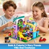 HOGOKIDS Girl Friends Family House Building Toy with Light for