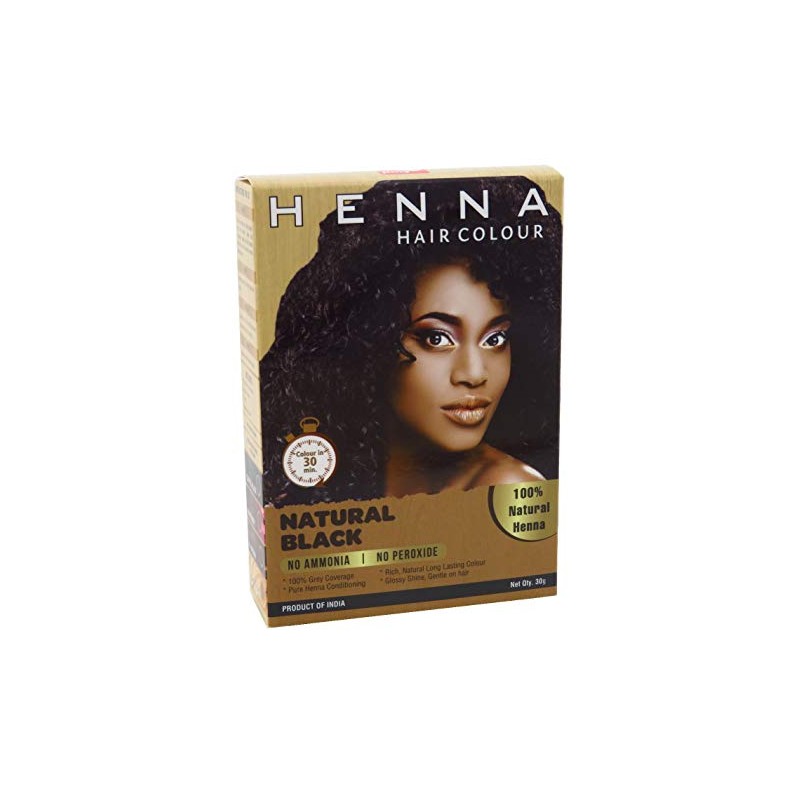 Jimy Henna Hair Color Natural Black