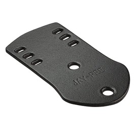 Jay-Pee Police Citation Bar and Badge Holder Three Bars Genuine Leather Black